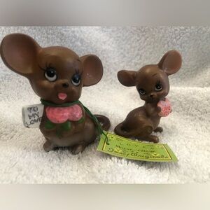 Josef Originals ‘Lover’ From Mouse Village 2 Sweet Mice No Chips or Cracks
